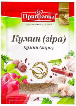 Кумин (зіра) Приправка, 10г